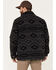 Image #4 - Powder River Outfitters Men's Border Commander Southwestern Print Full-Snap Wool Jacket, Charcoal, hi-res