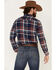 Flag & Anthem Men's Trevett Plaid Long Sleeve Western Shirt , Red, hi-res
