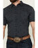 Image #3 - Gibson Men's Space Dot Geo Print Short Sleeve Button-Down Western Shirt, Navy, hi-res