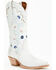 Image #1 - Shyanne Women's Fleur Western Boots - Snip Toe, White, hi-res