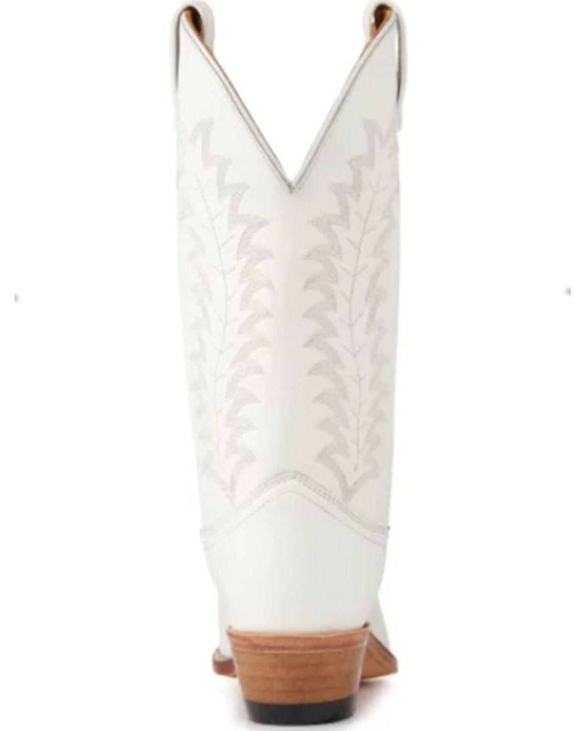 Image #5 - Old West Women's Western Boots - Round Toe, White, hi-res