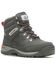 Image #1 - Wolverine Men's Chisel 6" Waterproof Work Boots - Steel Toe, Black, hi-res