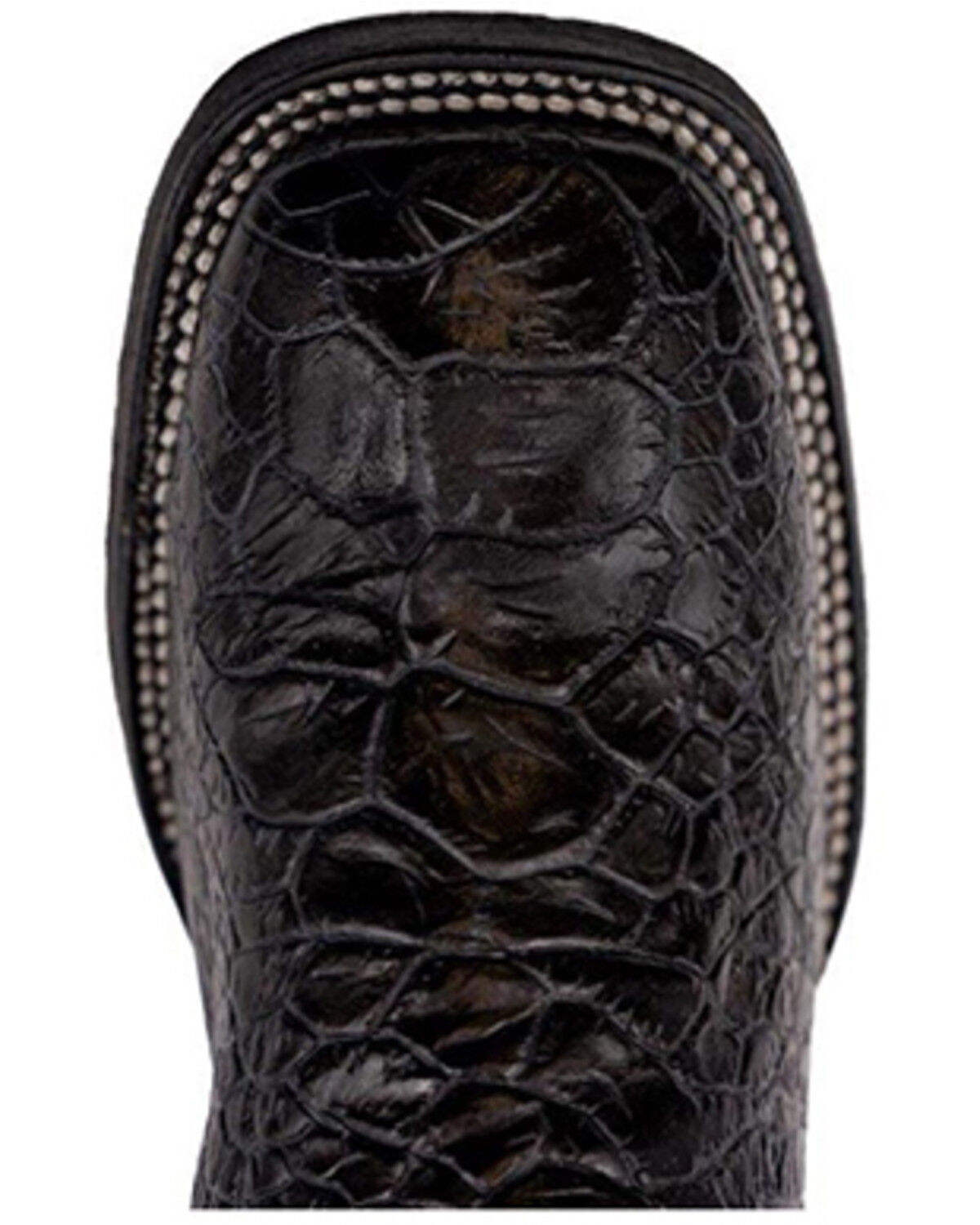 Image #6 - Ferrini Men's Kai Performance Western Boots - Broad Square Toe, Black, hi-res