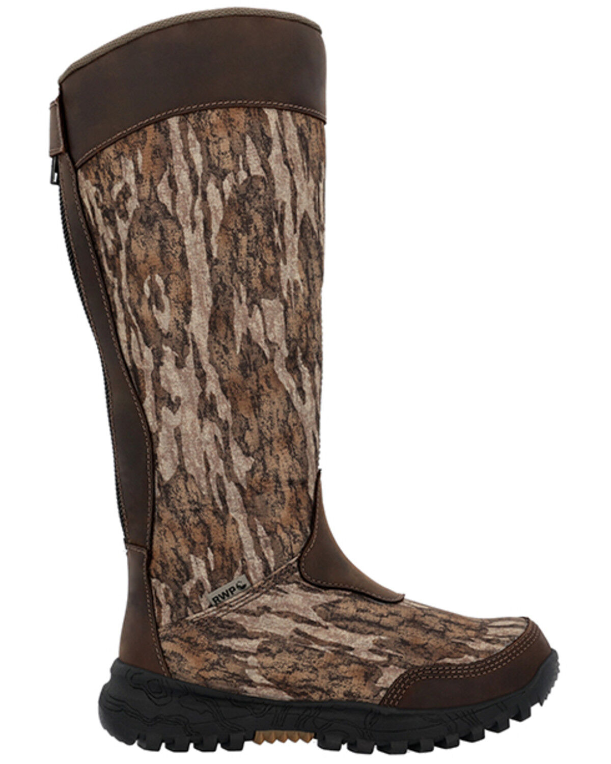 Image #2 - Rocky Boys' Spike Waterproof Snake Boots - Round Toe, Camouflage, hi-res