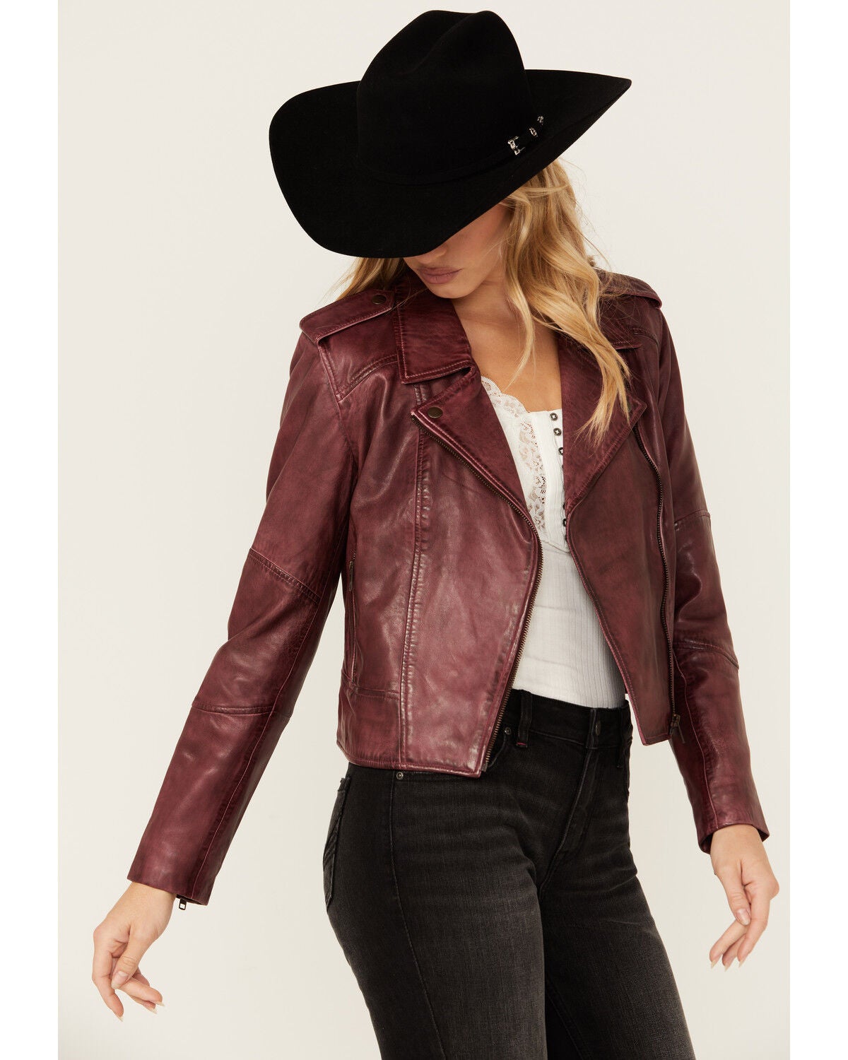 Image #1 - Idyllwind Women's Sparrow Leather Jacket, , hi-res
