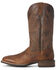 Ariat Men's Tycoon Sorrel Western Boots - Wide Square Toe, Brown, hi-res