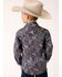Image #2 - Stetson Boys' Amarillo Paisley Print Long Sleeve Pearl Snap Western Shirt , Multi, hi-res