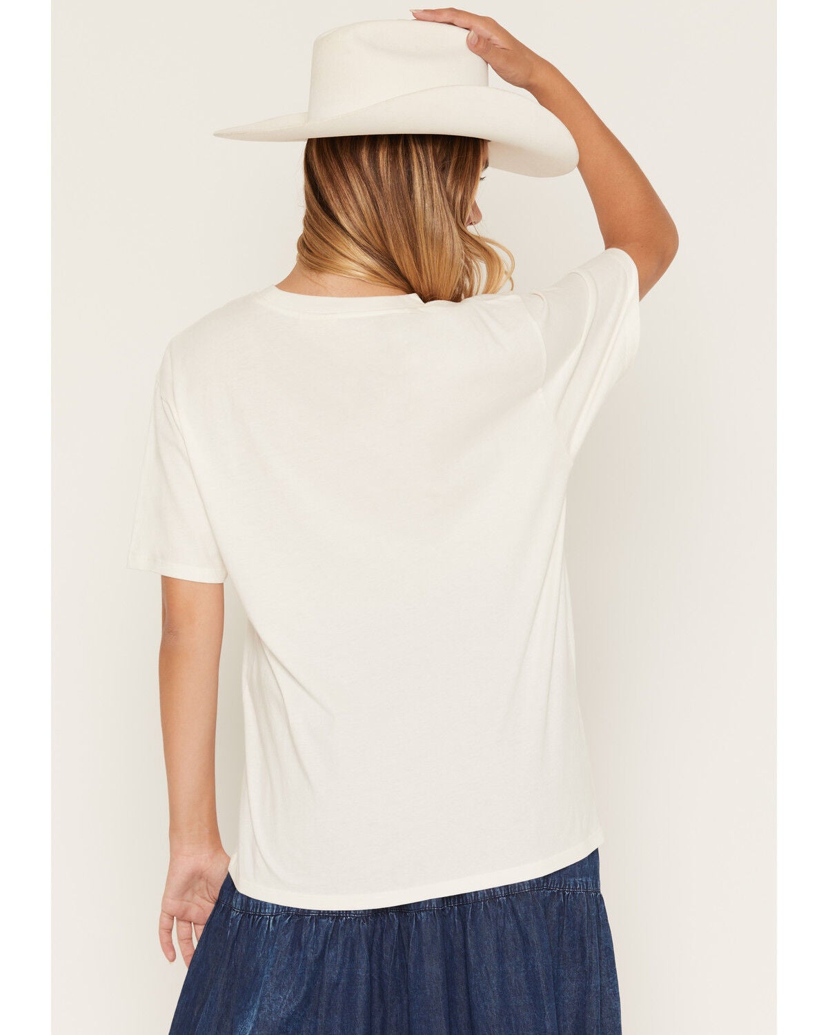 Image #4 - White Crow Women's Cowgirls Short Sleeve Graphic T-Shirt, Ivory, hi-res