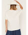 Image #4 - White Crow Women's Cowgirls Short Sleeve Graphic T-Shirt, Ivory, hi-res