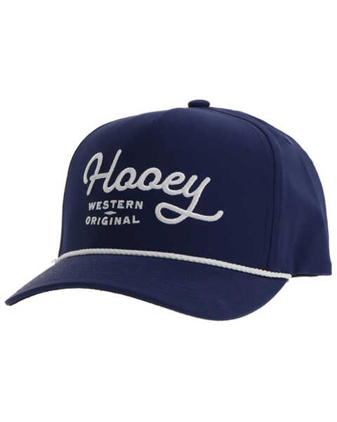 Hooey Men's OG Logo Trucker Cap , Blue, hi-res