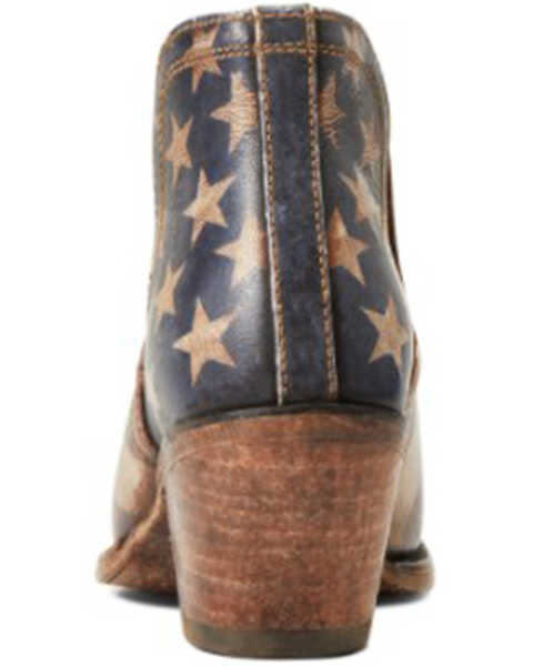 Image #3 - Ariat Women's Dixon Old Patriot Fashion Booties - Snip Toe, Multi, hi-res