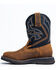 Cody James Men's Disruptor Western Work Boots - Soft Toe, Brown, hi-res