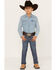 Image #1 - Cody James Little Boys' Dark Wash Slim Straight Equalizer Jeans, Dark Wash, hi-res