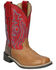 Image #1 - Smoky Mountain Little Boys' Barrett Western Boots - Broad Square Toe, Tan, hi-res