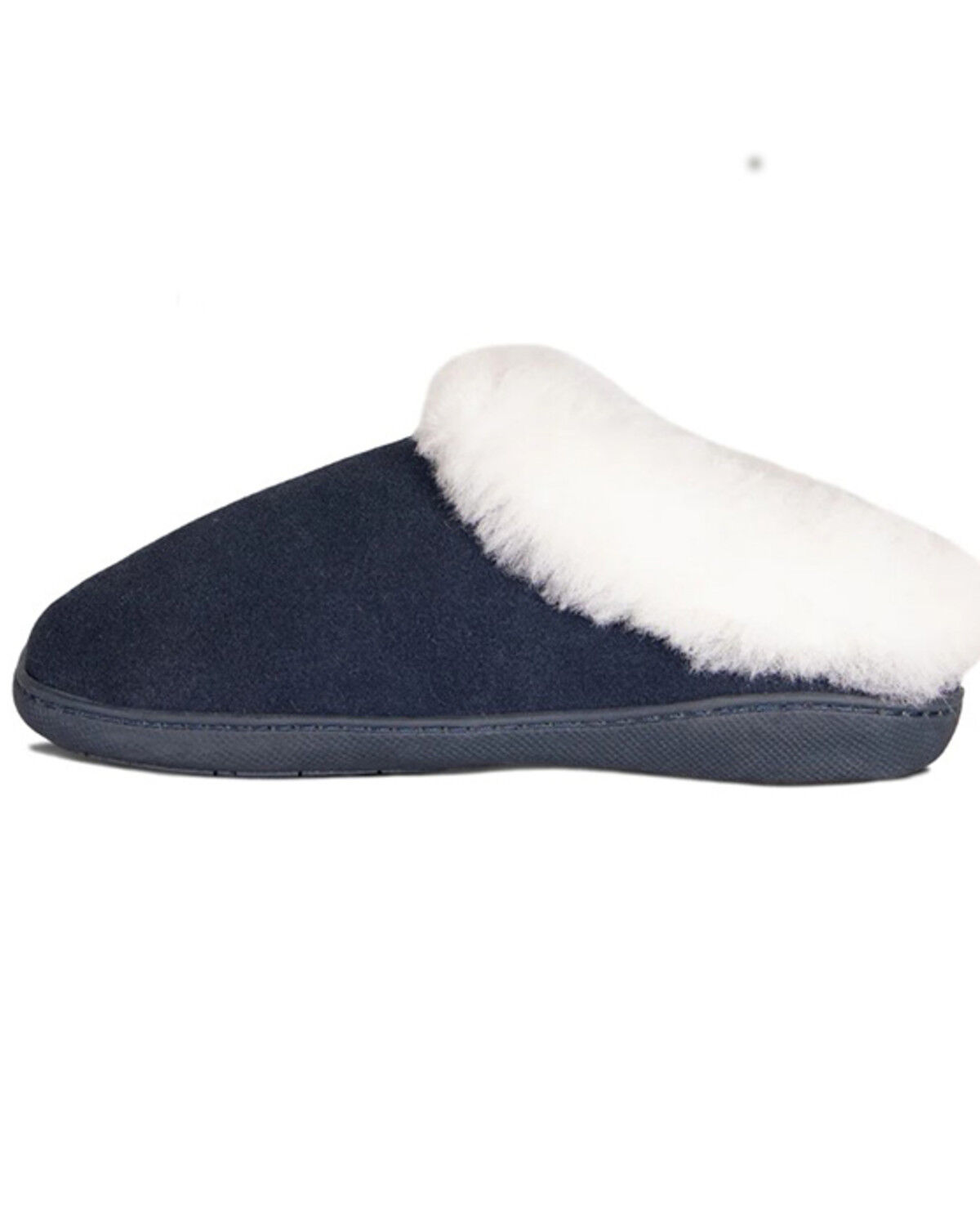 Image #2 - Cloud Nine Women's Sunrise Sheepskin Clogs, Navy, hi-res