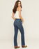 Image #3 - Idyllwind Women's  Legend High Rise Bootcut Stretch Denim Jeans, Dark Wash, hi-res