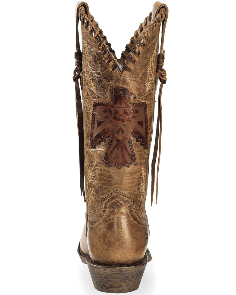 Ariat Women's Tan Thunderbird Overlay Cowgirl Boots - Snip Toe, Tan, hi-res