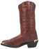 Image #3 - Laredo Men's 12" Western Boots - Round Toe, Russett, hi-res