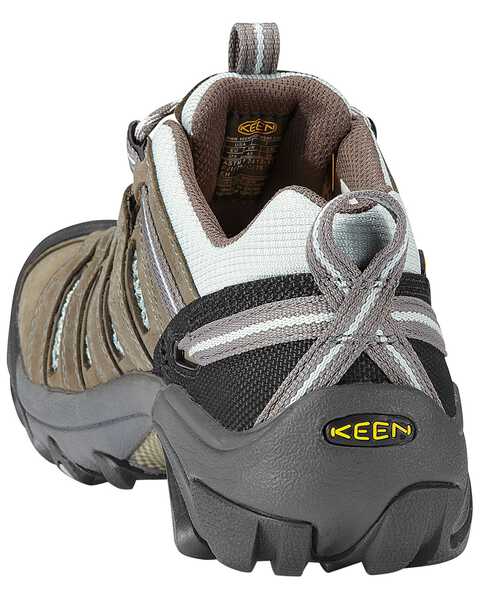 Keen Women's Flint Low Work Shoes - Steel Toe, Olive, hi-res
