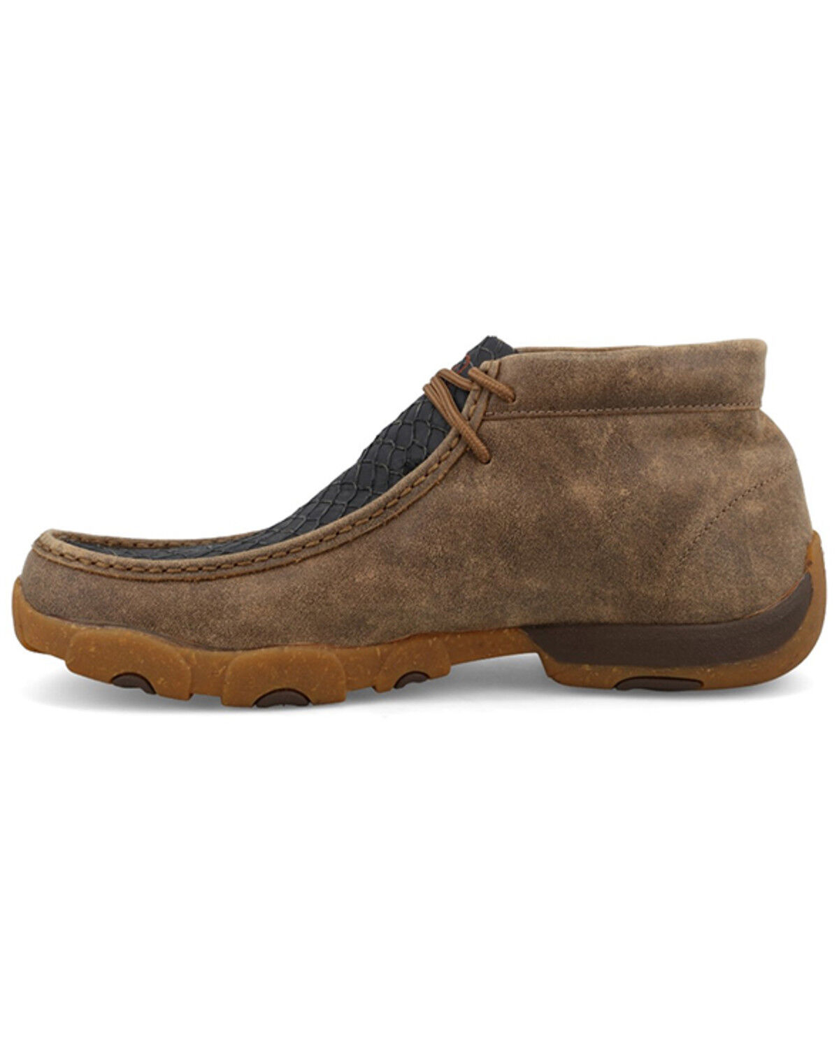 Image #3 - Twisted X Men's Exotic Sea Bass Chukka Driving Mocs, Black, hi-res