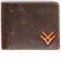 Hawx Men's Bifold Horizontal Wallet, Brown, hi-res