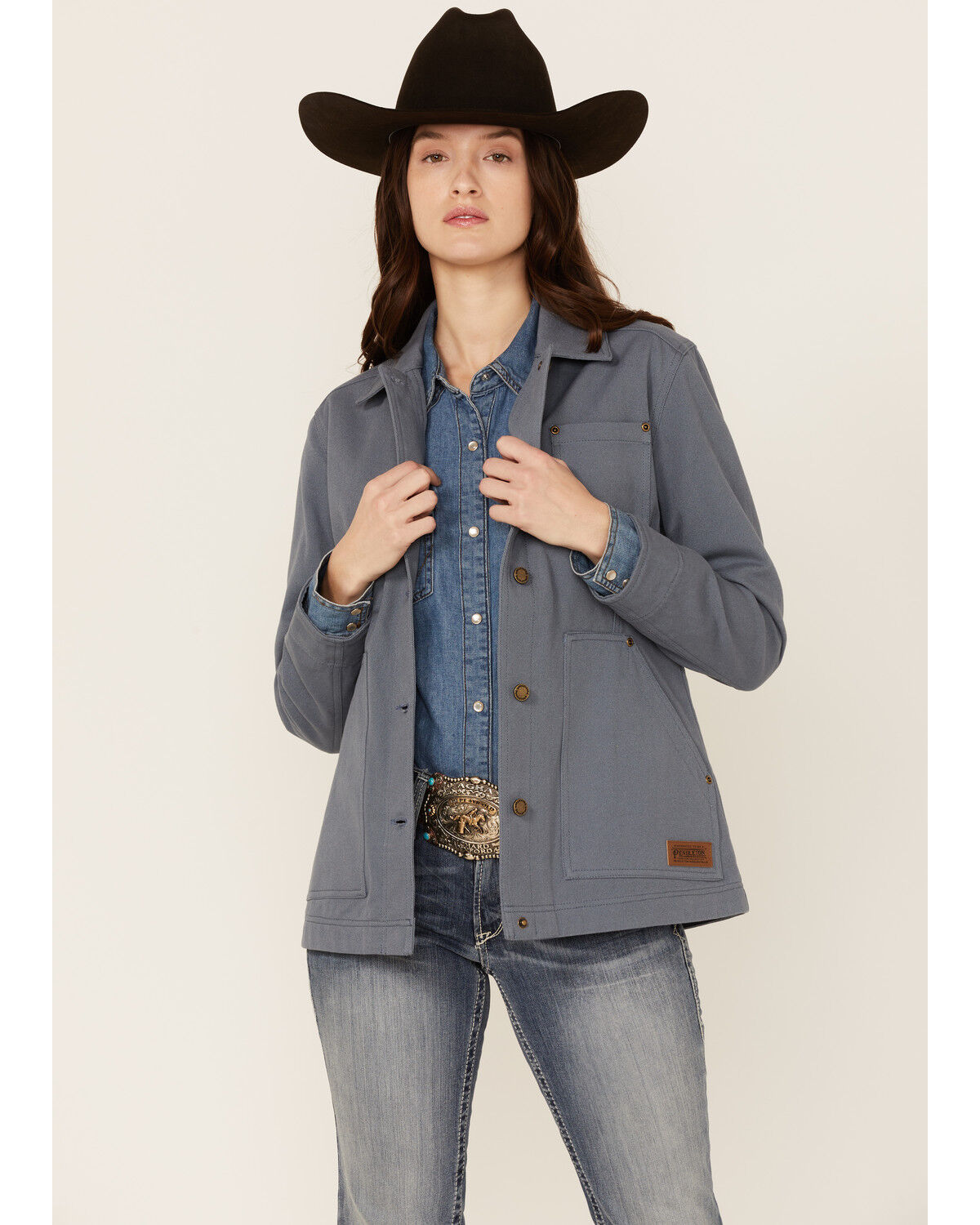 Image #1 - Pendleton Women's Blaine Canvas Barn Coat, , hi-res