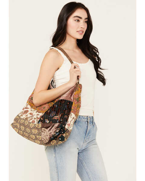 Image #1 - Cleo + Wolf Women's Patchwork Tote, Multi, hi-res