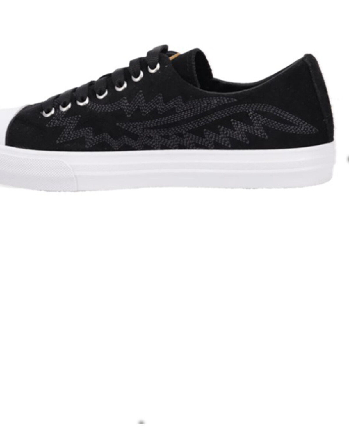 Image #3 - Dingo Women's Campus Sneakers, Black, hi-res