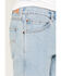 Image #2 - Levi's Men's 557 Back in the Saddle Light Wash Mid Rise Straight Stretch Denim Jeans, Light Wash, hi-res