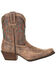 Durango Women's Driftwood Western Booties - Snip Toe, Brown, hi-res