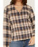 Image #3 - Cleo + Wolf Women's Plaid Print Blouse, Blush, hi-res