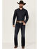 Image #1 - Cody James Men's Night Ranger Dark Wash Slim Bootcut Stretch Denim Jeans, Dark Wash, hi-res