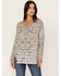 Image #1 - Johnny Was Women's Lakeside Darlyn Embroidered Blouse, Blue, hi-res