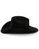 Atwood Black 5X Cattleman Fur Felt Western Hat , Black, hi-res
