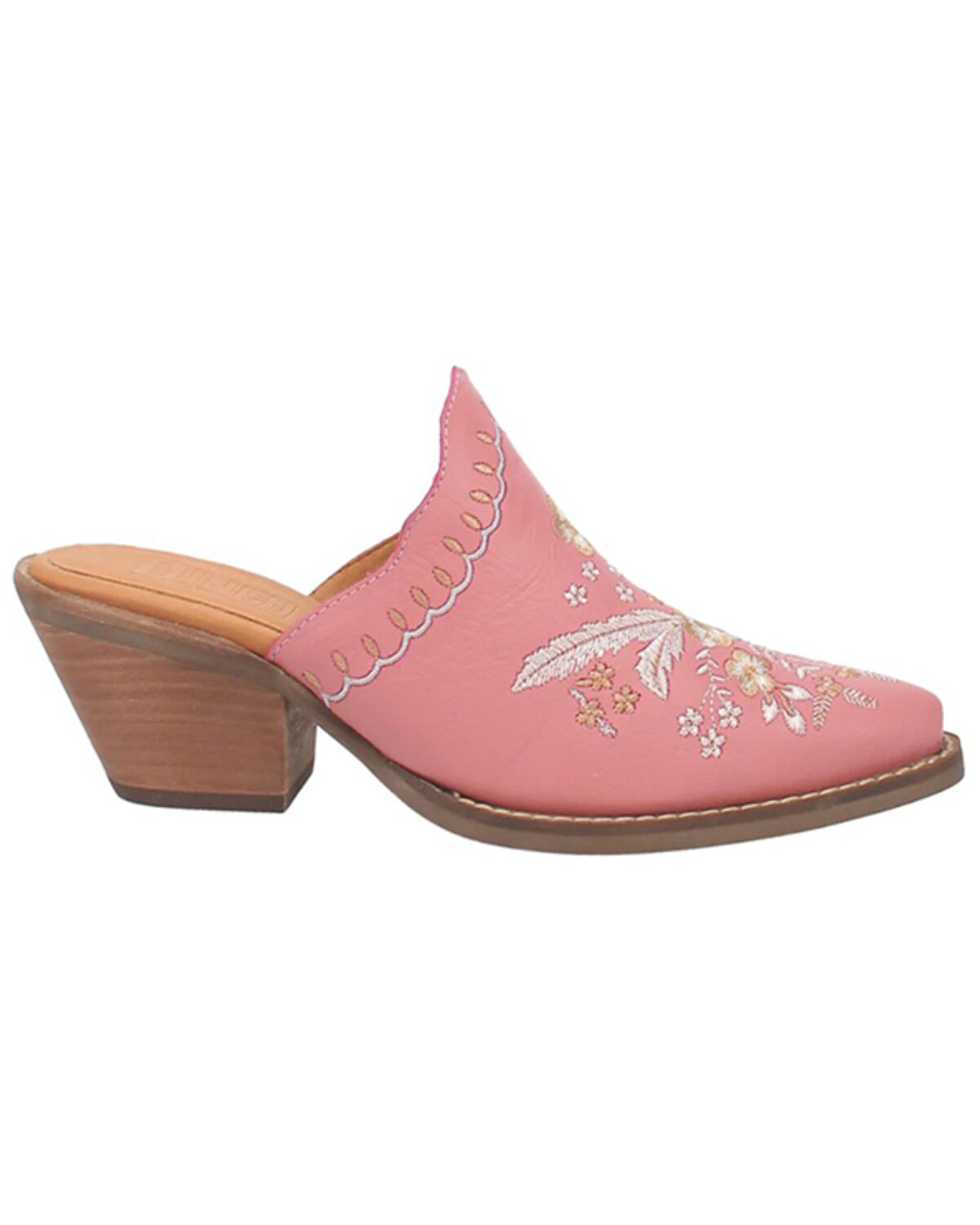 Image #2 - Laredo Women's Wildflower Mules - Snip Toe, Pink, hi-res