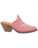 Image #2 - Laredo Women's Wildflower Mules - Snip Toe, Pink, hi-res