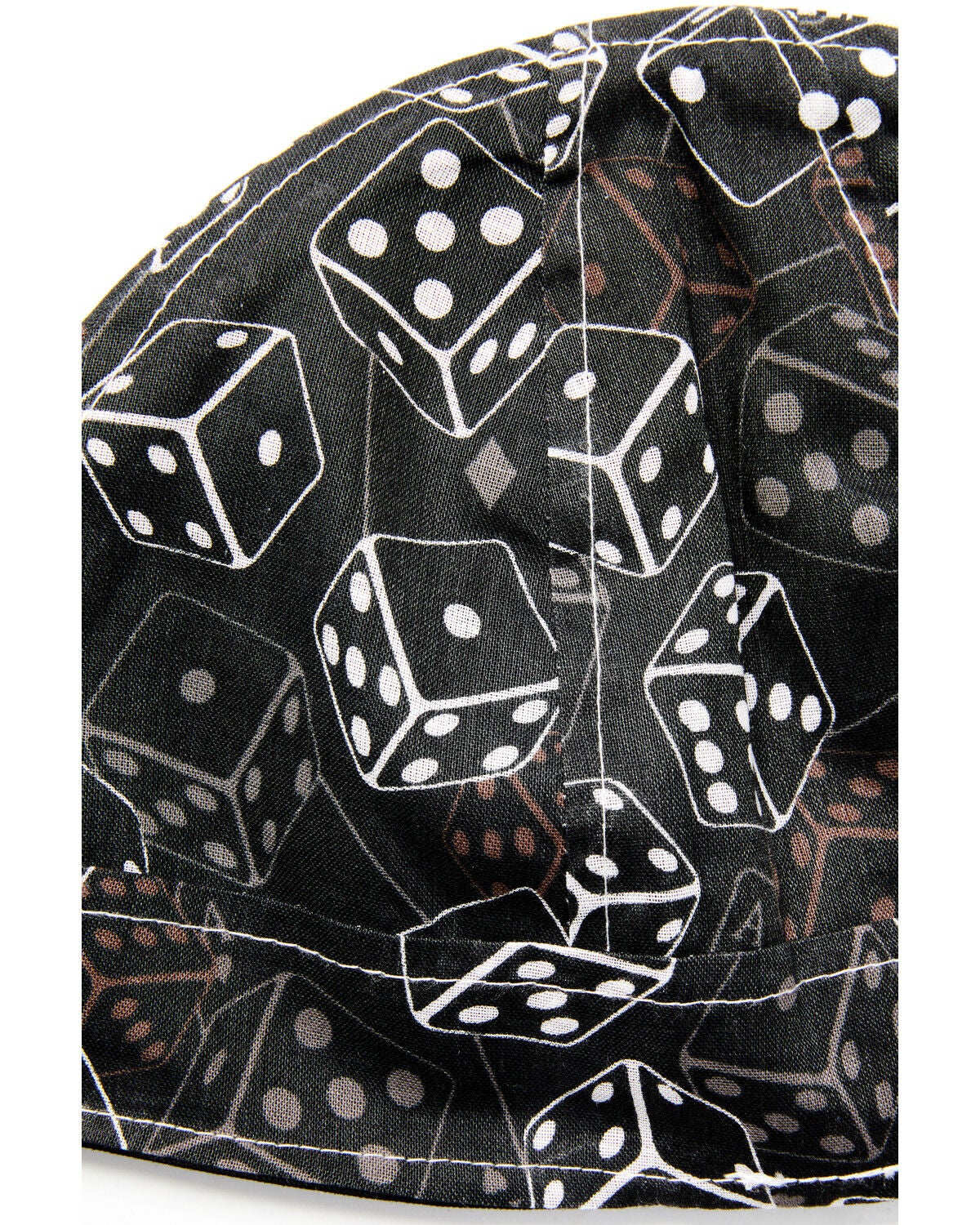 Image #2 - Hawx Black Dice Print Welding Work Cap, Black, hi-res