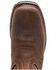 Cody James Men's Saddle Waterproof Western Work Boots - Soft Toe, Dark Brown, hi-res