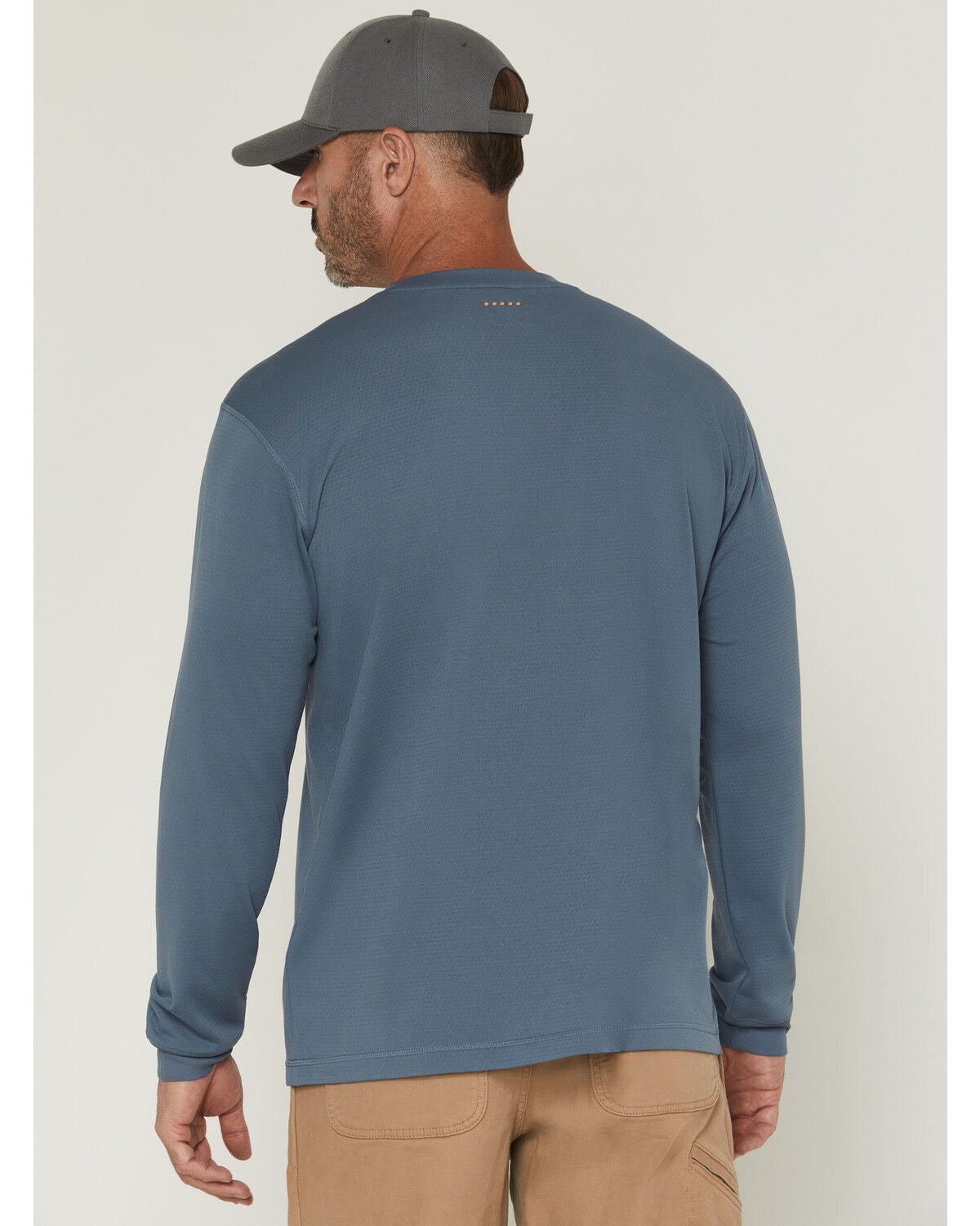 Image #4 - Ariat Men's Rebar Heat Fighter Long Sleeve Work Shirt, Blue, hi-res