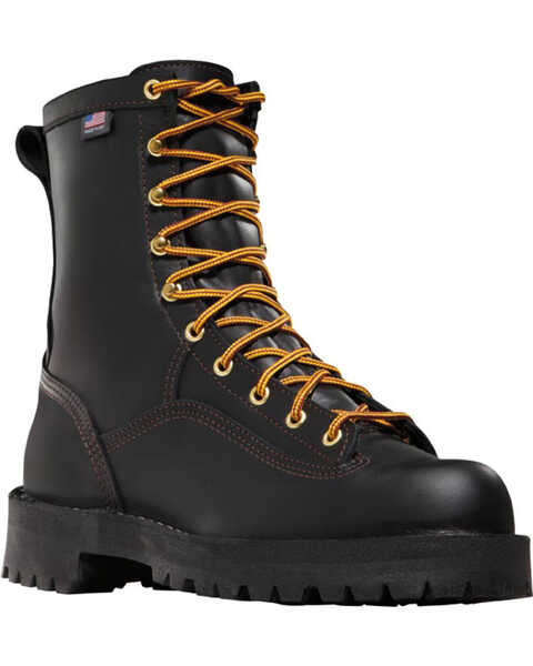 Image #1 - Danner Unisex Rain Forest GTX® Work Boots, Black, hi-res