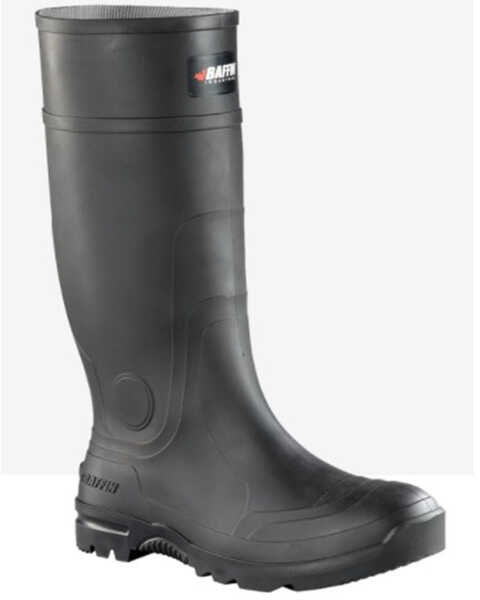 Baffin Men's Blackhawk (PLN) Waterproof Rubber Boots - Soft Toe, Black, hi-res