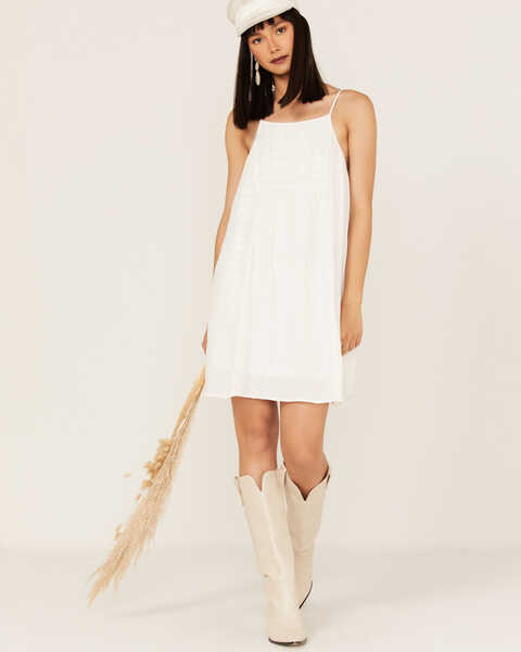 Image #2 - Band of the Free Women's Sweet Seasons Embroidered Mini Dress, Ivory, hi-res