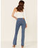 Levi's Women's 725 Lapis Speed Bootcut Jeans, Blue, hi-res