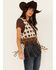 Image #2 - Miss Me Women's Crochet Fringe Vest, Cream, hi-res
