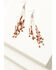 Image #1 - Shyanne Women's Wildheart Beaded Fringe Earrings, Cream, hi-res