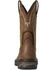 Image #3 - Ariat Men's WorkHog® Cottonwood Western Work Boots - Broad Square Toe, Brown, hi-res