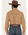 Image #4 - Cinch Men's Solid Long Sleeve Snap Western Performance Shirt, Brown, hi-res