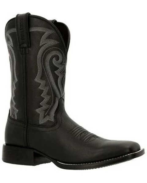 Durango Men's Westward Onyx Western Boots - Broad Square Toe, Black, hi-res