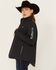 Image #2 - Cinch Women's Bonded Zip-Up Jacket, Black, hi-res