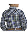 Image #2 - Roper Boys' Plaid Print Long Sleeve Snap Stretch Western Shirt, Blue, hi-res